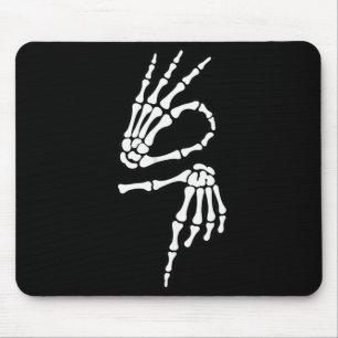 67 Meme Skeleton Hand 6 7 Halloween Six Seven  Mouse Mat