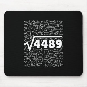 67 Meme Square Root 4489 Do The Math Funny Birthda Mouse Mat