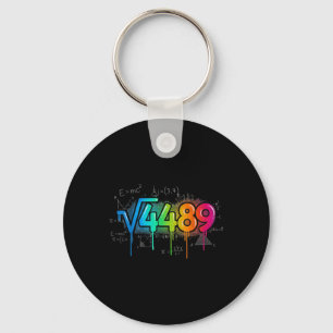 67 Meme Square Root 4489 Drip Six Seven Math Teach Key Ring