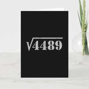 67 Meme Square Root 4489 Slang Math 6 7 Retro Men Card