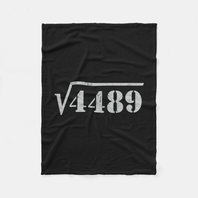 67 Meme Square Root 4489 Slang Math 6 7 Retro Men  Fleece Blanket (Front)