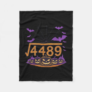 67 Meme Square Root 4489 Slang Math Halloween Cost Fleece Blanket