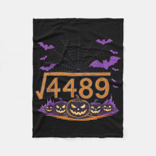 67 Meme Square Root 4489 Slang Math Halloween Cost Fleece Blanket