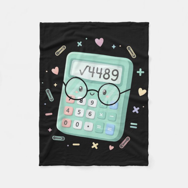 67 Meme Square Root 4489 Slang Six Seven Math Calc Fleece Blanket (Front)
