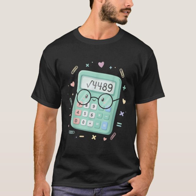 67 Meme Square Root 4489 Slang Six Seven Math Calc T-Shirt (Front)