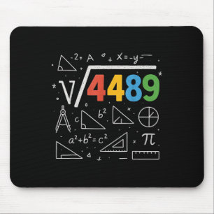 67 Meme Square Root 4489 Slang Six Seven Math Teac Mouse Mat