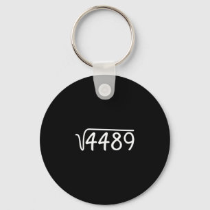 67 Meme Square Root 4489 Teen Six Seven Slang Math Key Ring
