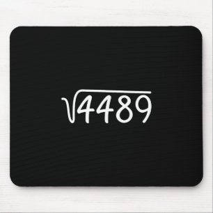 67 Meme Square Root 4489 Teen Six Seven Slang Math Mouse Mat