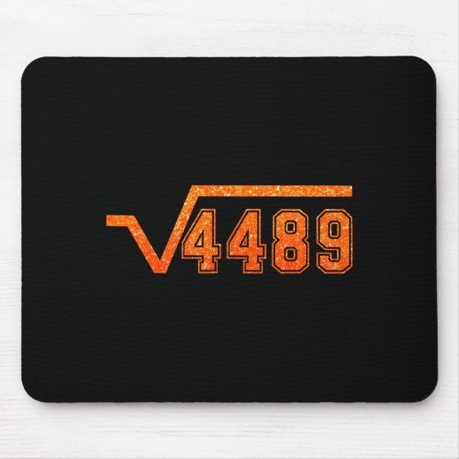67 Meme Square Root 4489 Teen Six Seven Slang Math Mouse Mat (Front)