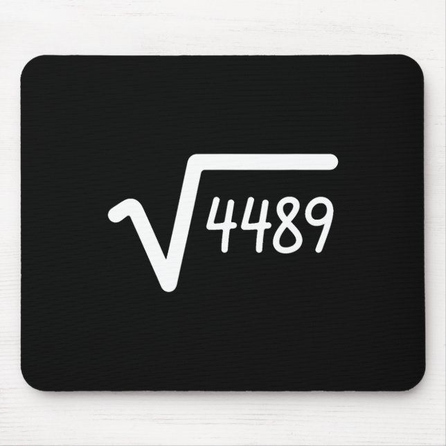67 Meme Square Root Of 4489 Six Seven  Mouse Mat (Front)