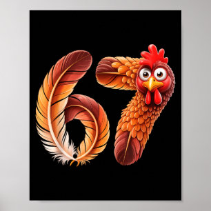 67 Meme Thanksgiving Turkey Day Funny Holiday Six  Poster