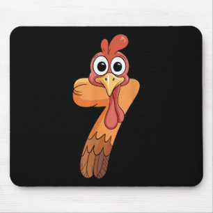 67 Meme Thanksgiving Turkey Day Funny Matching Duo Mouse Mat