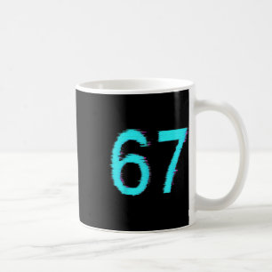 67 Meme Trending Gen Z Alpha Six Seven 6 7  Coffee Mug