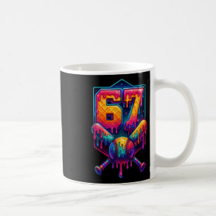 67 Meme Trendy Baseball Funny Number 67 Player Six Coffee Mug