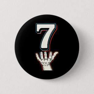67 Meme Trendy Couple Matching Halloween Funny Six 6 Cm Round Badge