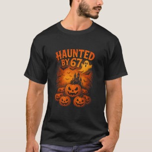 67 Meme Trendy Ghost Halloween Funny Six Seven Gen T-Shirt