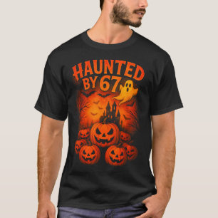 67 Meme Trendy Ghost Halloween Funny Six Seven Gen T-Shirt