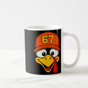 67 Meme Turkey Face Six Seven Thanksgiving 6 7 Men Coffee Mug