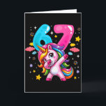 67 Meme Unicorn For Girls Six Seven Meme Brainrot  Card<br><div class="desc">67 Meme Unicorn For Girls Six Seven Meme Brainrot Funny Kids</div>