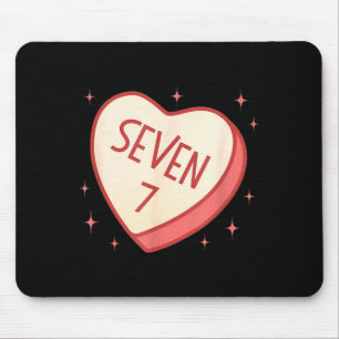 67 Meme Valentines Day Candy Heart Six Seven Match Mouse Mat