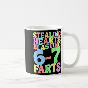 67 Meme Valentine's Day Six Seven 6-7 Funny Steali Coffee Mug