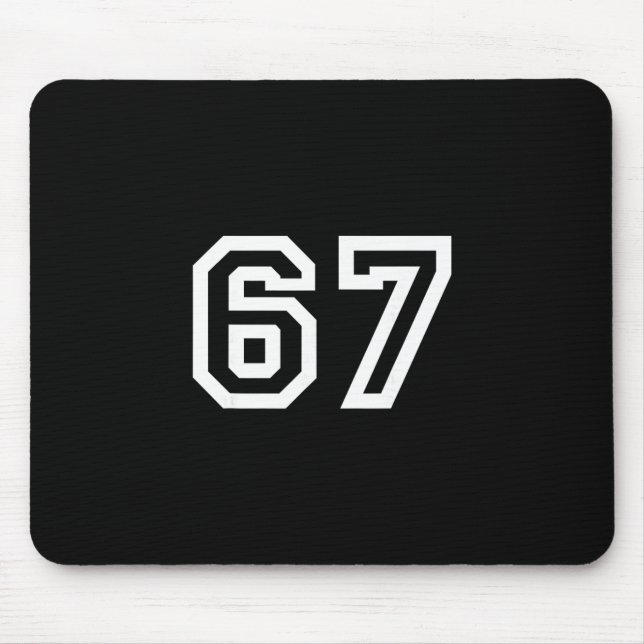 67 Minimalist Design  Mouse Mat (Front)