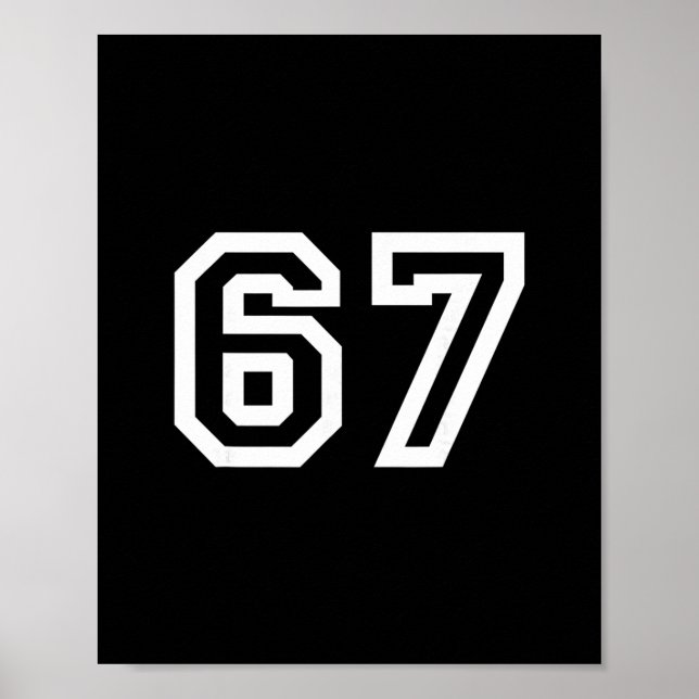 67 Minimalist Design  Poster (Front)