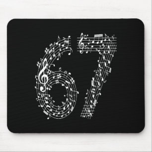 67 Music Meme Six Seven Music Teacher Musician  Mouse Mat