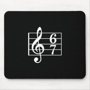 67 Music Meme Slang Musician Kids Funny Music Teac Mouse Mat