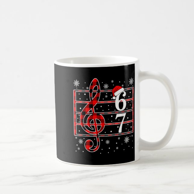 67 Music Meme Slang Musician Santa Music Teacher C Coffee Mug (Right)