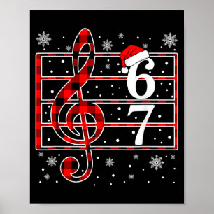 67 Music Meme Slang Musician Santa Music Teacher C Poster