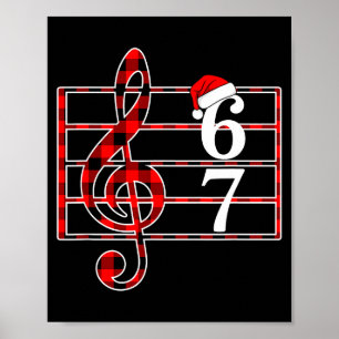 67 Music Meme Slang Musician Santa Music Teacher C Poster