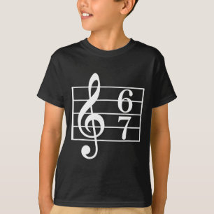 67 Music Meme Slang Six Seven Music Teacher School T-Shirt