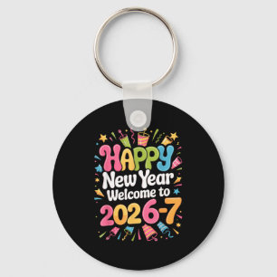 67 New Year's Eve - Happy New Year 2026-7 Funny 67 Key Ring
