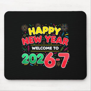 67 New Year's Eve, Humor Happy New Year 2026-7 Fun Mouse Mat