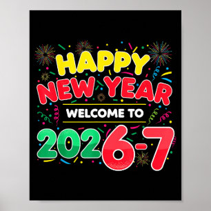 67 New Year's Eve, Humor Happy New Year 2026-7 Fun Poster