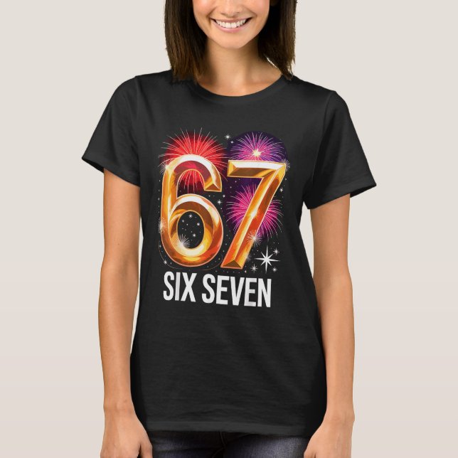 67 New Years Eve Party Pajama Shirt 6 7 Meme 67 20 (Front)