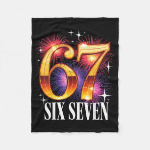 67 New Years Eve Party Pajama Shirt 6 7 Meme 67 20 Fleece Blanket