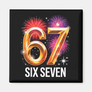 67 New Years Eve Party Pajama Shirt 6 7 Meme 67 20 Magnet