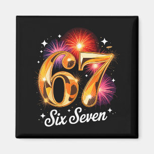 67 New Years Eve Party Pajama Shirt 6 7 Meme 67 20 Magnet