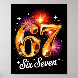 67 New Years Eve Party Pajama Shirt 6 7 Meme 67 20 Poster