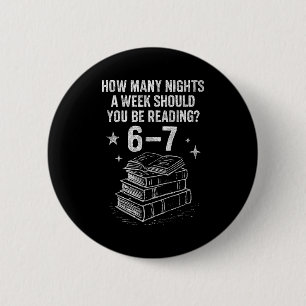 67 Nights Reading Meme For Bibliophiles Englieache 6 Cm Round Badge
