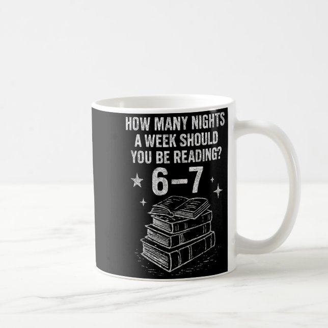 67 Nights Reading Meme For Bibliophiles Englieache Coffee Mug (Right)
