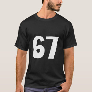 67 Number Sixty-seven Funny Meme Six Seven Matchin T-Shirt