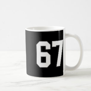 67 Number Sixty-seven Team Sports Graphic Matching Coffee Mug