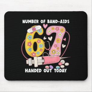 67 Nurse Meme Funny Six Seven Nursing Medical Scho Mouse Mat