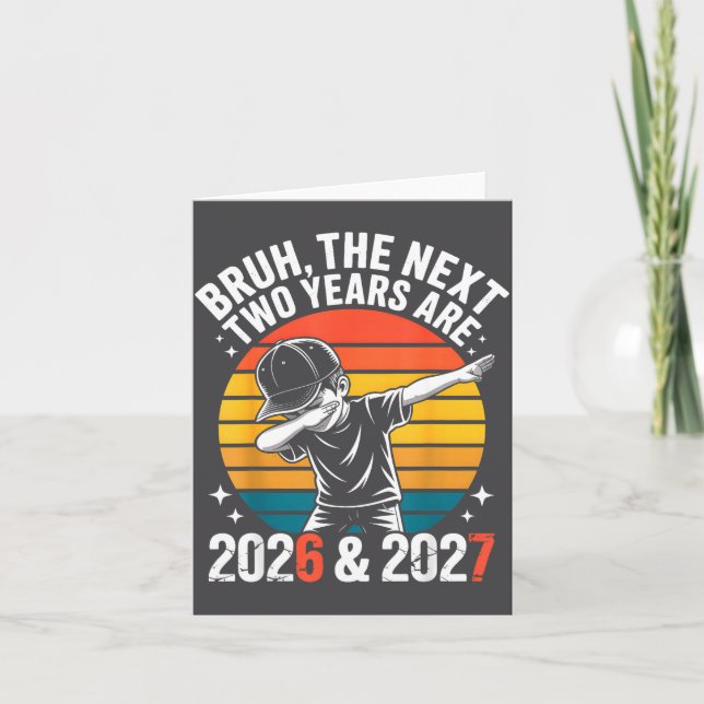 67 Nye 2026 Funny Boys Kids New Years Eve Party 6  Card (Front)