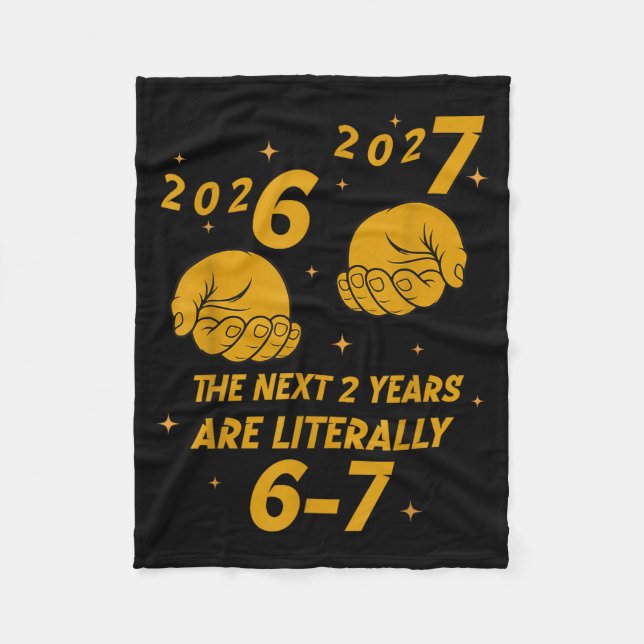 67 Nye 2026 Funny Boys Kids New Years Eve Party 6  Fleece Blanket (Front)