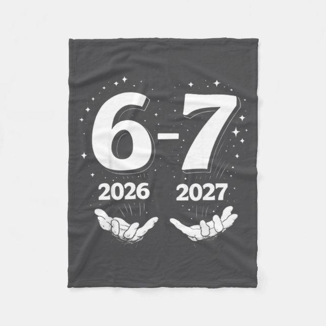 67 Nye 2026 Funny Boys Kids New Years Eve Party 6  Fleece Blanket (Front)