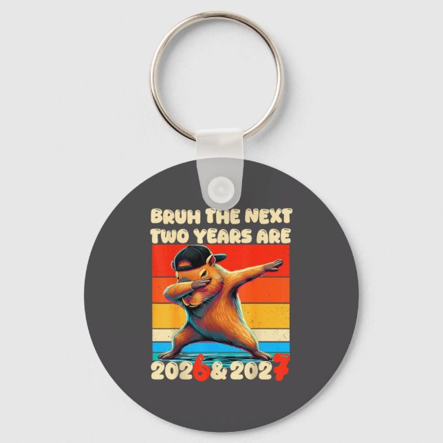 67 Nye 2026 Funny Boys Kids New Years Eve Party 6  Key Ring (Front)